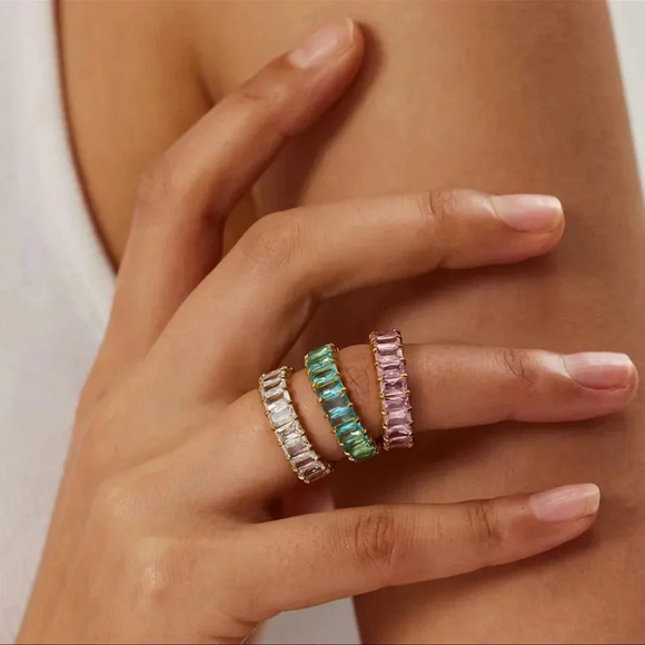 Allidia Pinkish Diamond Ring - Picture 1 of 6